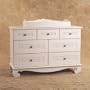 bratt decor chelsea<br>double dresser & changer (buttermilk)