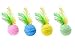 Nargos 1.5 Dia Colorful Golf Sponge Balls Cats Toys With Feathers