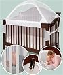 Tots In Mind Crib Tent for Convertible Cribs, White
