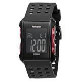 Armitron Men's 408177RED Chronograph Black and Red Digital Sport Watch