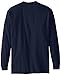 Dickies Men's Long Sleeve Heavyweight Henley, Dark Navy, X-Large/Tall