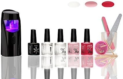 Ultrallac Mini LED UV Nail Gel starter Kit with Ultrallac Semi Permanent UV Gel Polish colour: Colours G. Includes... by GRUV