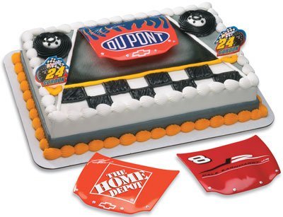 Nascar Tony Stewart Hood Cake Topper By Decopac