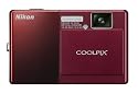 Nikon Coolpix S70 12.1MP Digital Camera with 3.5-inch OLED Touch Screen and 5x Wide Angle Optical Vibration Reduction (VR) Zoom (Red)