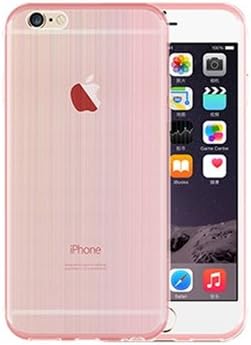 iPhone 6/6s Case, Sin case [Ultra Thin] Soft Full Body Tpu Sleeve Skin with Luxury Bling Bumper Glitter Crystal Frame Slim for iPhone 6/6s 4.7 (Rose Gold)