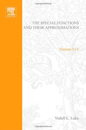 the special functions and their approximations v 1 volume 53a mathematics in science and engineering