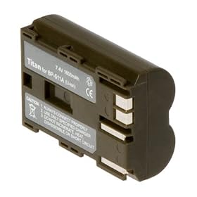 Delamax Batterie haute qualit pour Canon EOS 50d, 40d, 30d, 5d - semblable BP-511A - Accu Battery
