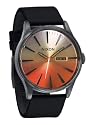 Nixon - Sentry Leather - All Black / Sunrise