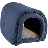 Great State Pet Kitty Cave Cat Bed, Navy