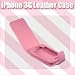 Super Deal Pink Flip Leather Case With Clip for Apple IPhone 3G 3GS 8Gb 16GB 32Gb
