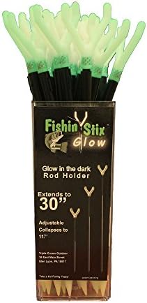 Fishin' Stix Glow-in-the-dark Regular Extendable Rod Holder, 4-Pack P4G1
