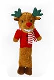 Loofa Reindeer 12 Plush Holiday Dog Toy