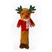 Loofa Reindeer 12" Plush Holiday Dog Toy
