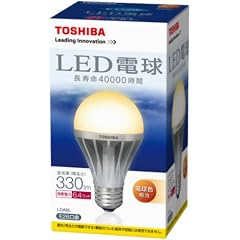 TOSHIBA LED電球 一般電球形6.4W(電球色相当) LDA6L