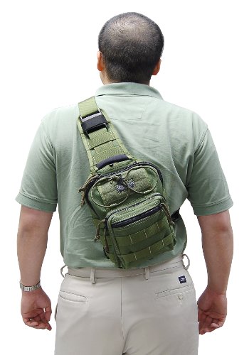 Maxpedition Remora Gearslinger Sac en bandoulière Vert Olive 3 Liters