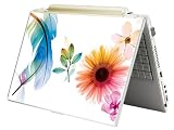 Bundle Monster MINI NETBOOK Laptop Notebook Skin Sticker Cover Art Decal – 7″ 8″ 9″ 10″ – Fit HP Dell Asus Acer Eee Compaq MSI – Colorful Flower