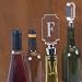 Etched Bottle Topper - Letter F by Mud Pie