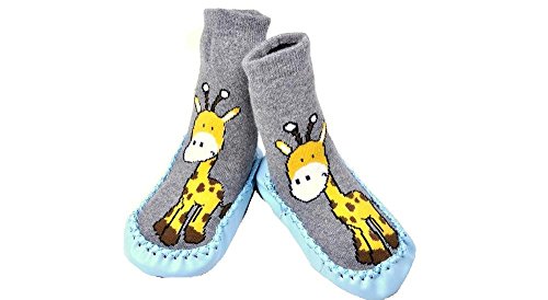 Baby Home Socks Little Girls' Giraffe Slipper Socks
