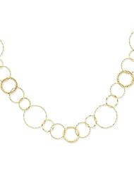 14k Yellow Combo Circle Chain