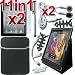 TsirTech 11in 1 ACCESSORY LEATHER CASE COVER FOR” New MODEL IPAD” 4G LITE AND IPAD 2 16/32/64 GB 3G