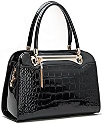 Summer popular fashion handbags Ms. portable shoulder bag big bag (Black)