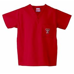 Texas Tech Red Raiders NCAA Classic Scrub 1 Pocket Top (Red)