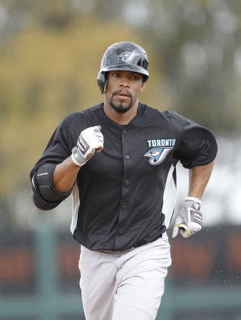 Toronto Blue Jays v Detroit Tigers, LAKELAND, FL - MARCH 01: Eric Thames Photographic Poster Print by Leon Halip, 12x16