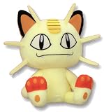 Pokemon Diamond & Pearl 10" Plush Meowth