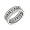 Eve's Addiction Anam Cara Soul Friend Stainless Steel Poesy Ring, 5