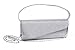 Damara Womens Oblique Flap Glitter Clutch Handbags