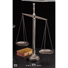 "The Justice Scale" Bronze 21.5" X 17"l X 5.5w