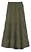GIRL'S (CHILDREN'S) Ankle Length Long Denim 5 Tiered Skirt