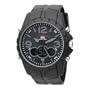U.S. Polo Assn. Men's US9058 Analog-Digital Black Dial Black Rubber Strap Watch