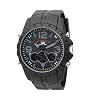 U.S. Polo Assn. Men's US9058 Analog-Digital Black Dial Black Rubber Strap Watch