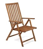 2 Outdoor Regency Folding Adjustable Patio Chairs