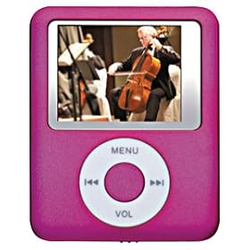 Unirex MP4/MP3 Player 4GB -Pink (MPX-28G4SP)
