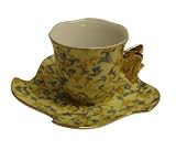 Porcelain Espresso Demitasse 12 Piece Coffee Cup & Saucer