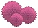 Party Partners Design Hanging Honeycomb Tissue Magenta Pom-Pom Decoration Balls, Set of 3