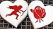 Designer Stencils C300 I Love You Cookie Stencils, (Cupid, Rose, Heart), Beige/semi-transparent