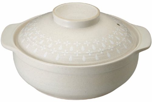 ミヤオ(MIYAWO) IHサーマテック 和風土鍋 6号 白花柄 THM70 <34375>