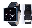 Wrist Jockey Italia - Black/Blue Leather (iPod nano watch band)