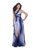 IMAGE OF La Femme 16084, Printed One Shoulder Chiffon Gown