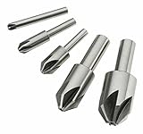 Grizzly H2995 5-Piece 6 Flute Countersink Set, 82-Degree by Grizzly