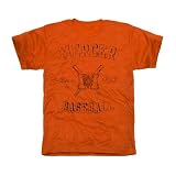 NCAA Mercer Bears Vintage Arc Tri-Blend T-Shirt - Orange