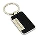 Chevy Volt Rectangular Shaped Key Chain W/ Leather Insert