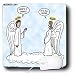 Rich Diesslins Funny Religious Light Cartoons - Heavenly Angels Question and Answer -...
