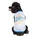 Blueberry Pet Torre di Calafuria Surfer's Point Cotton Dog Tank Top T Shirt, Back Length 16