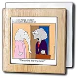 Londons Times Funny Animals Cartoons - Airline Loses Elephant Trunk - Tile Napkin Holders