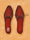 Produkt-Bild: Kunstkarte: Diana Thiry "Red Slippers" 15 x 21
