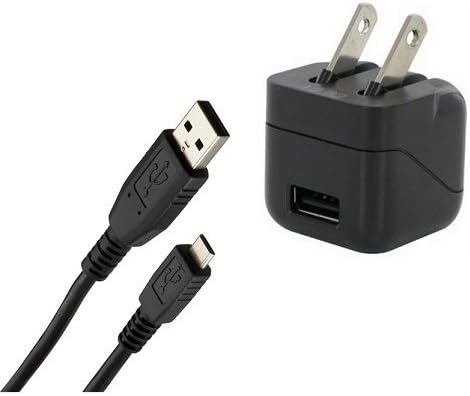 Rapid Wall Charger with Micro USB Data Cable - 2.1Amp For Samsung Galaxy S3 S4 Note2 Note3 - Motorola Droid Razr Maxx, Moto X, LG G2, HTC ONE, DNA (Wall Charger)